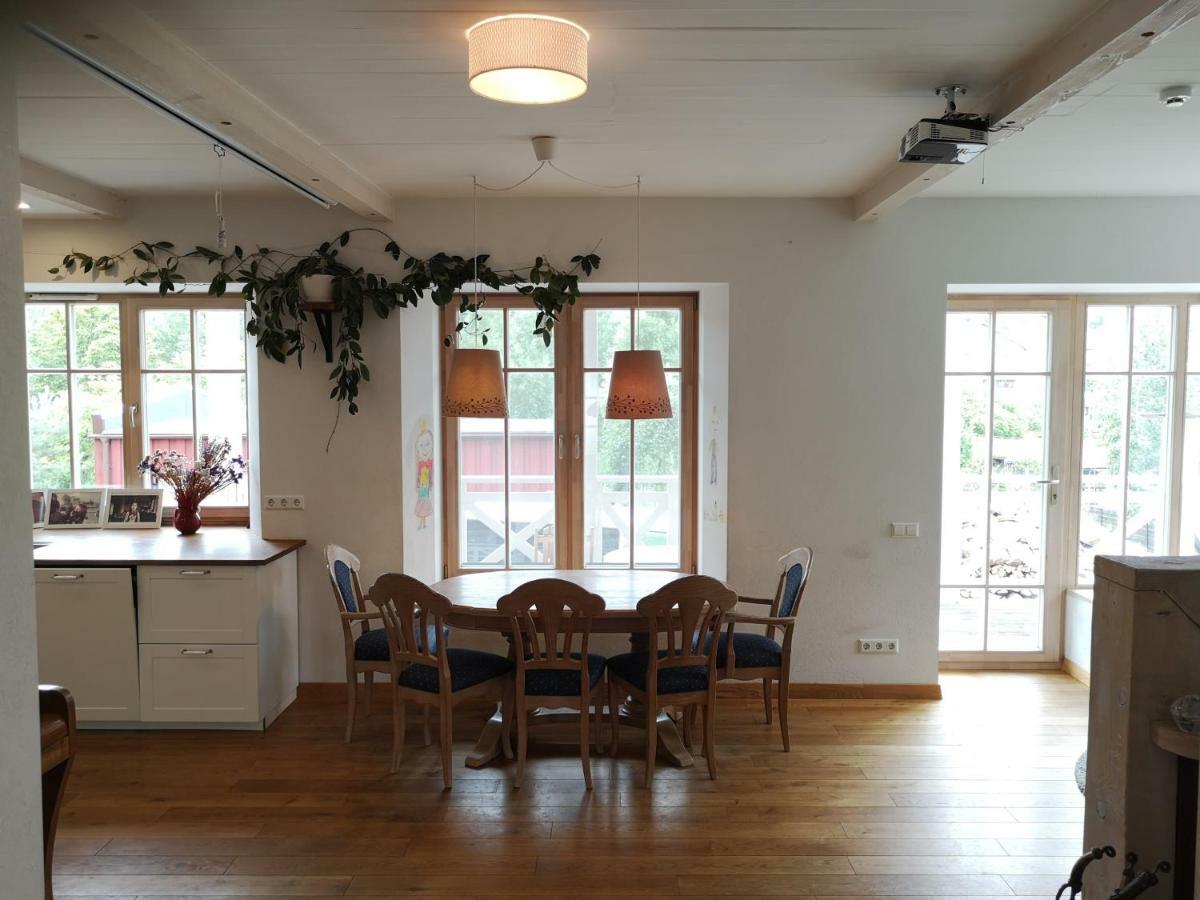 9 Min From Palanga! Luxury House On The River And Sauna Kretinga Exteriér fotografie